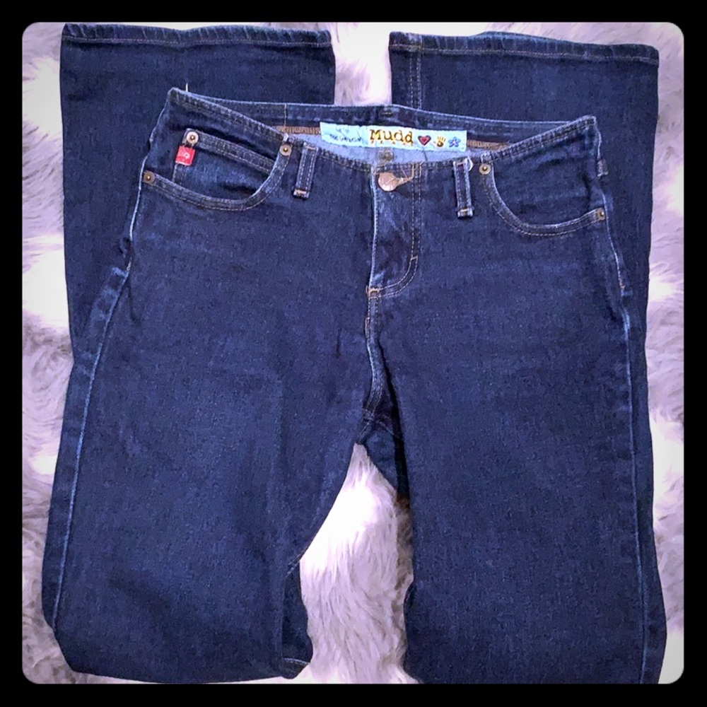 VINTAGE No Waist Flare Jeans